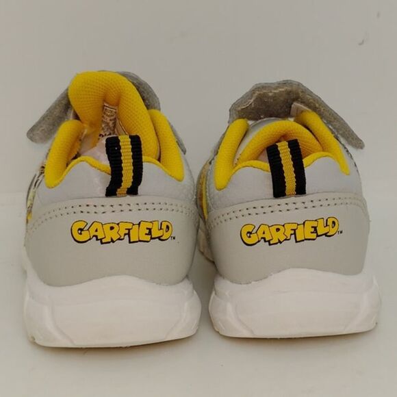 Nickelodeon Garfield Boys Gray & Orange Sneakers - Size 6 - Picture 6 of 7
